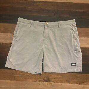 Pelagic Mako Boardshorts Golf Shorts Men's Size 40 Grey